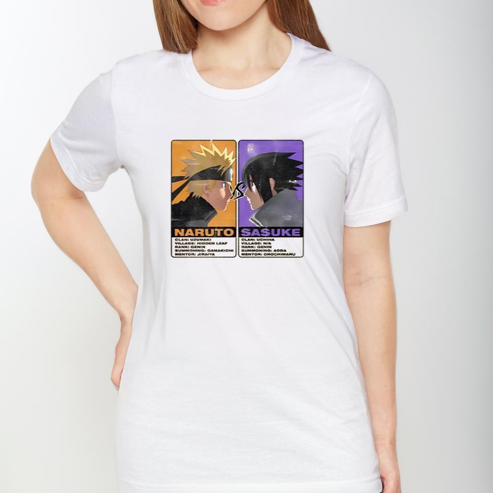 Naruto Shippuden Naruto Vs Sasuke T Shirt